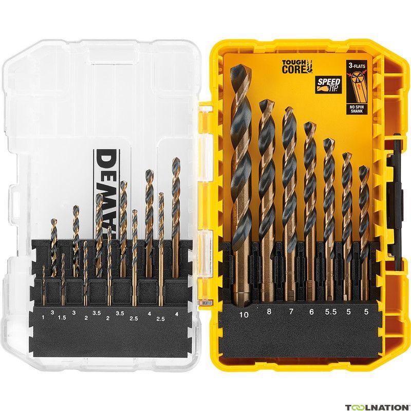DeWALT *DeWALT DT70728-QZ Metal Drill Bit Set 19 Pieces HSS-G