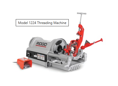 Ridgid Model 1224 Threading Machine, 120V 60HZ (26092)