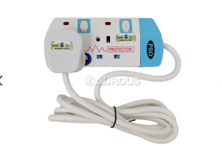 QP Extension Plug 2 gang 2 Meter