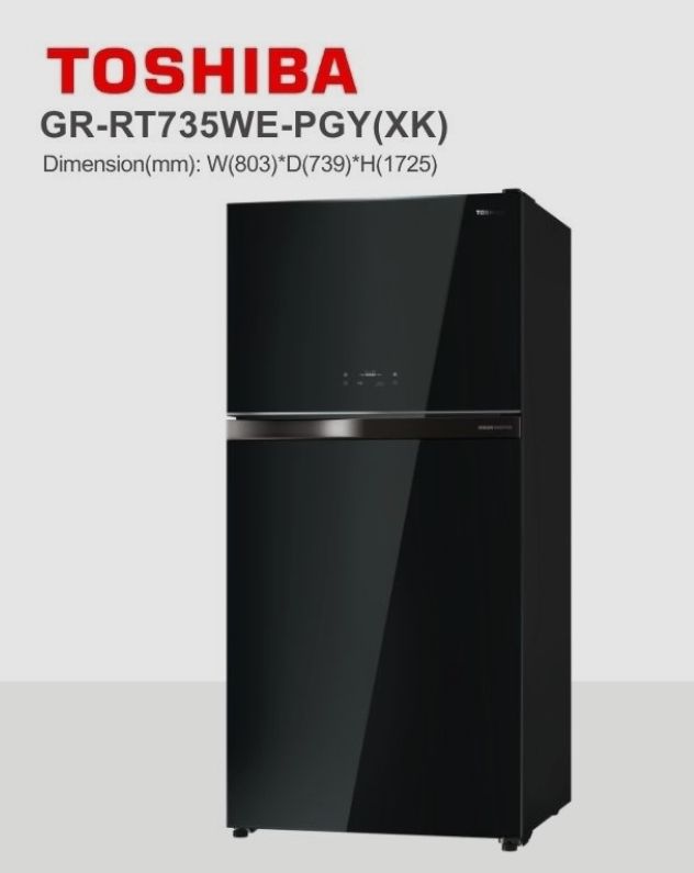 Toshiba Peti Sejuk Inverter Jenama Toshiba 2 Pintu 610L
