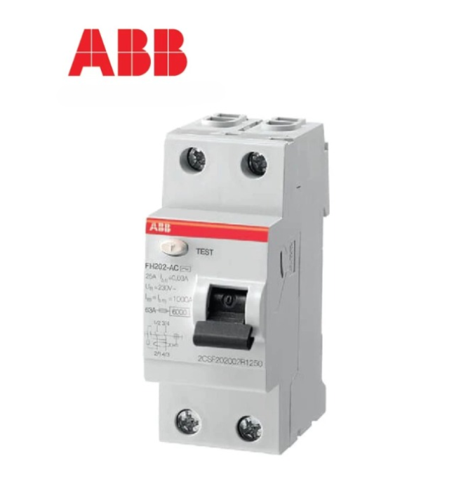 ABB RCCB/ELCB FH202 AC-40/0.3 (300MA) / 2 POLE (2P)