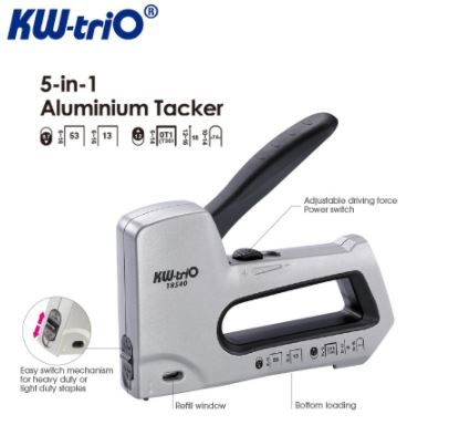 KW-trio 18540 5 in 1 Multi Gun Tacker Aluminum