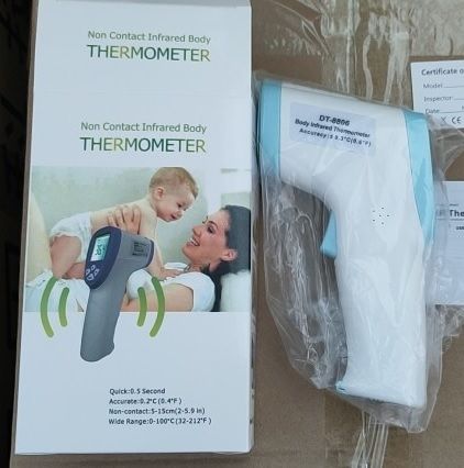 (CE Certified) Thermometer High Precision Forehead Infrared Body ( Adult Kid Children Baby ) & Object Multi Function Temperature Measurement Meter Non-Contact Contactless Clinical Dual Mode