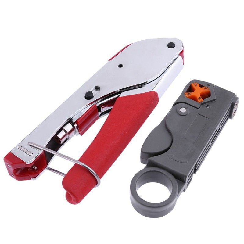 Multi Compression Coaxial Cable Crimping Tool F Rg6 Rg58 Rg59 Connectors Coax Crimper