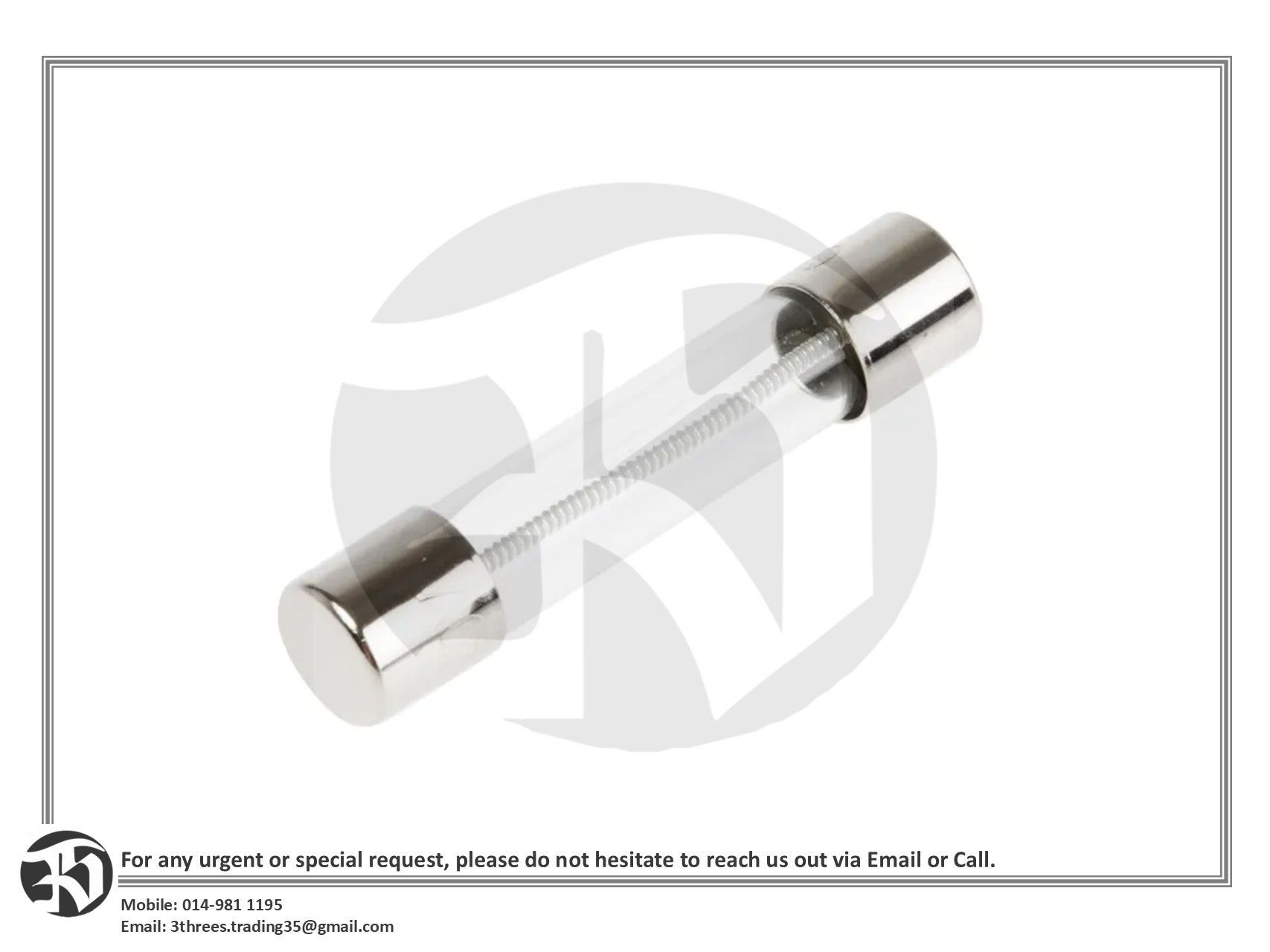 2A T Glass Cartridge Fuse, 6.3 x 32mm (10pcs/pack)