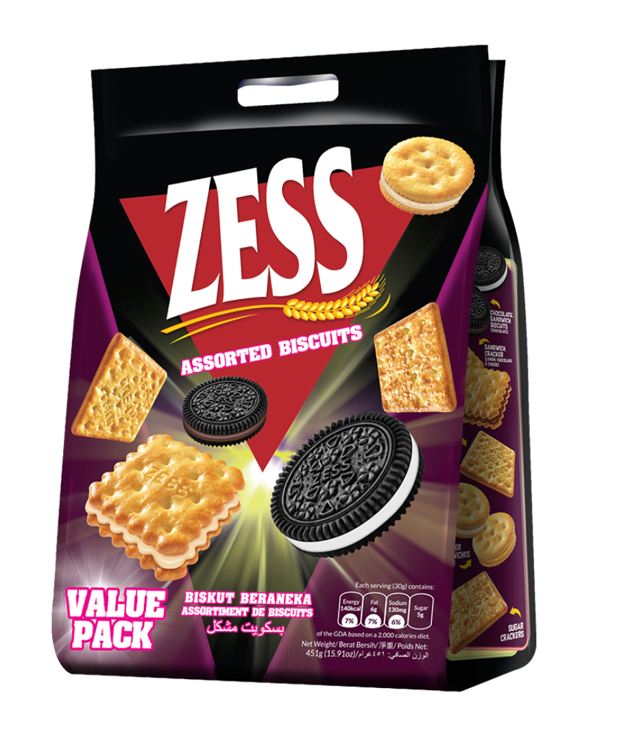 Zess Assorted Biscuit Mix 451g 