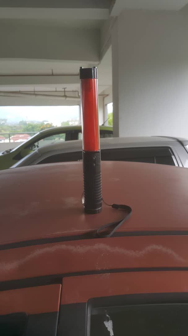 Baton Red Baton Light Rechargeable