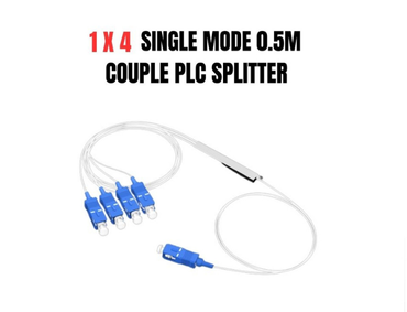 1 X 4 SINGLE MODE 0.5M COUPLE PLC SPLITTER (0.9MM) PL101