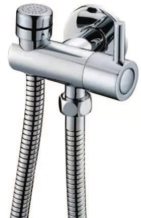 Bathroom Hand Spray Bidet Angle Valve with Hose Set