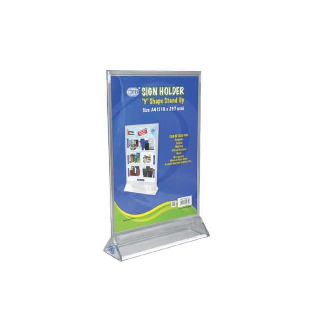 A6 Acrylic Card Stand Y-shape ( 105mm x 148mm )