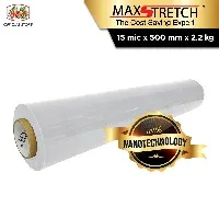 STRETCH FILM ROLL SIZE: 500MM X 2.2KG X 12ROLL & 100MM X 0.25KGX 50ROLL