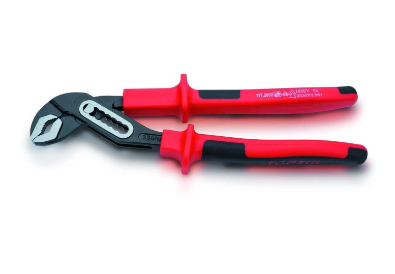 TOPTUL VDE INSULATED BOX-JOINT WATER PUMP PLIERS DGBE2110