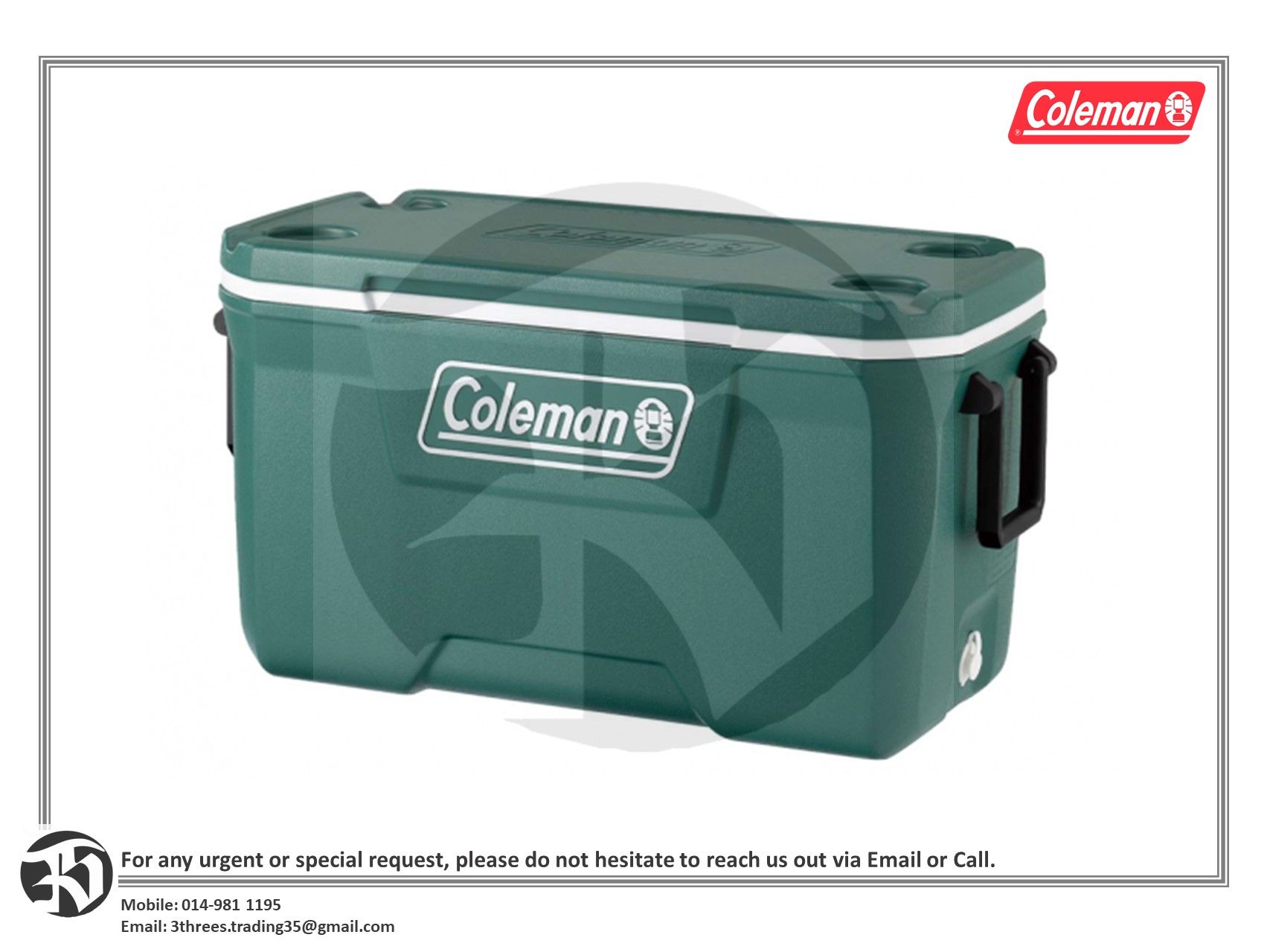Coleman Extreme Cooler 70QT/66L (Evergreen)