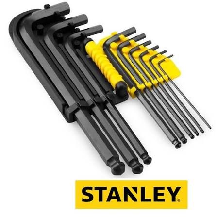 STANLEY 9PCS  1.5  10MM ALLEN HEX KEY SET 69256