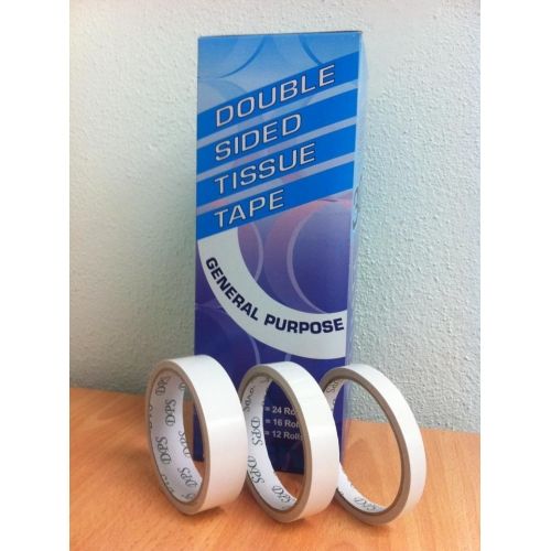 DOUBLE SIDED TISSUE TAPE 303 18MM 16ROLL/BOX