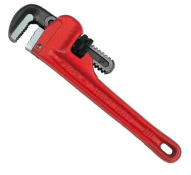 Stanley Pipe Wrench 8" Red