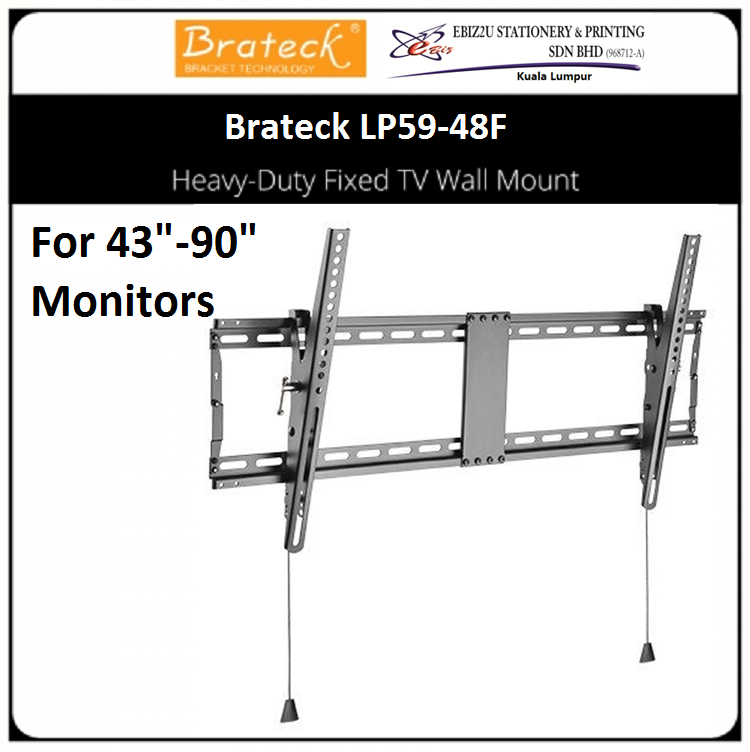 Brateck LP59-48F 43-90 inch Fixed TV Wall Mount