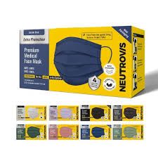 Neutrovis Earloop Premium Medical Face Mask 4ply/1 box 50 pcs