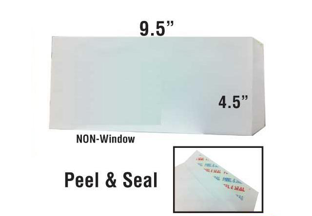 Envelope White Non Window 9.5" X 4.5"