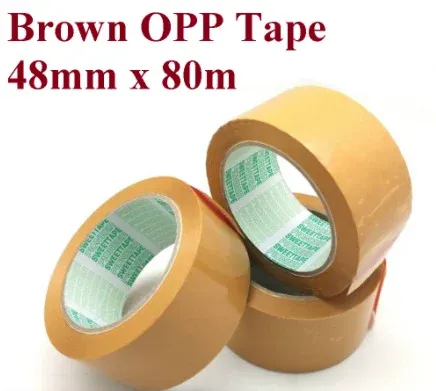 Sweettape Pioneer Brown OPP Tape 48mm x 80m x 43 micron Packing Tape Brown