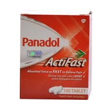 Panadol Actifast Caplets 100 pieces