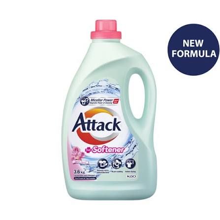 ATTACK LIQUID DETER+SOFTENER REF 3000G