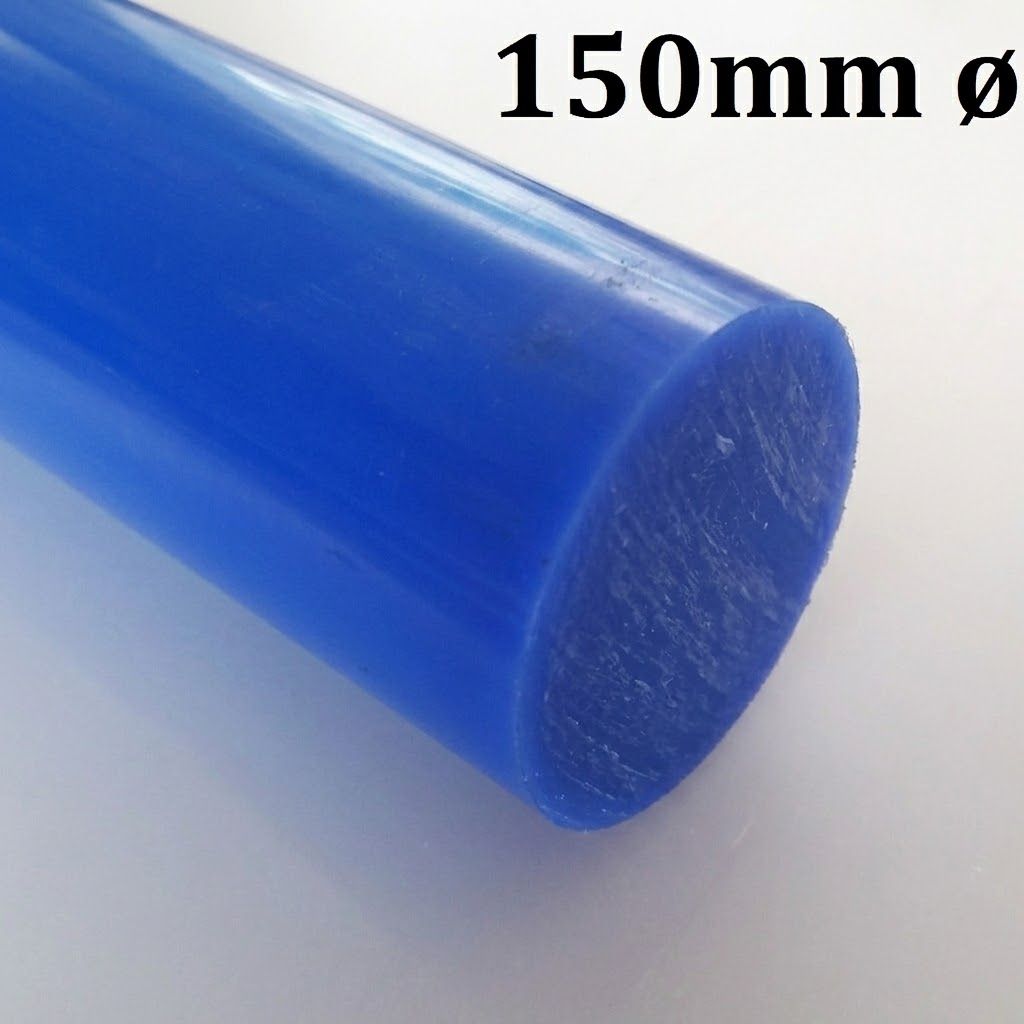 QP NYLON ROD BLUE COLOR 150MM DIAMETER