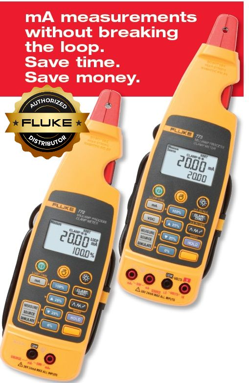 Fluke 772 MILLIAMP PROCESS CLAMP METER