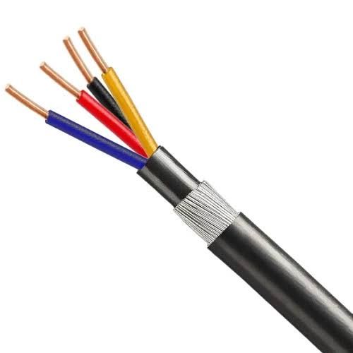 PVC Flexible cable 4 core 6mm