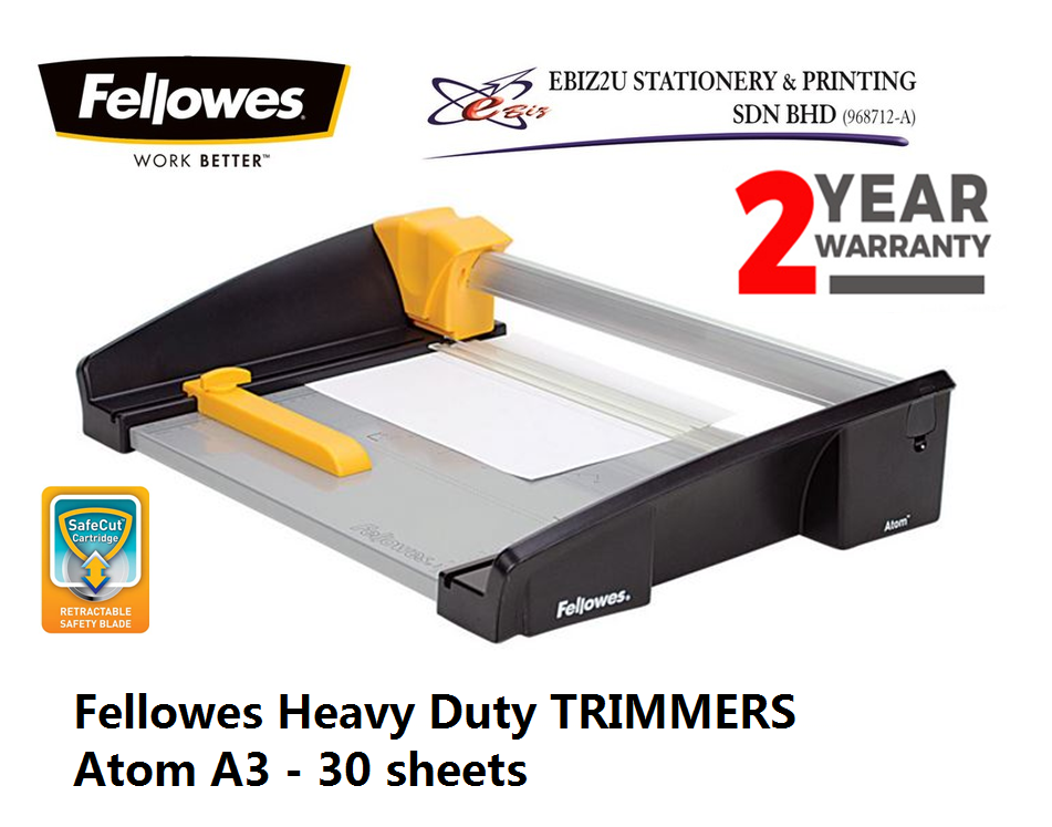 Fellowes Heavy Duty TRIMMERS Atom A3
