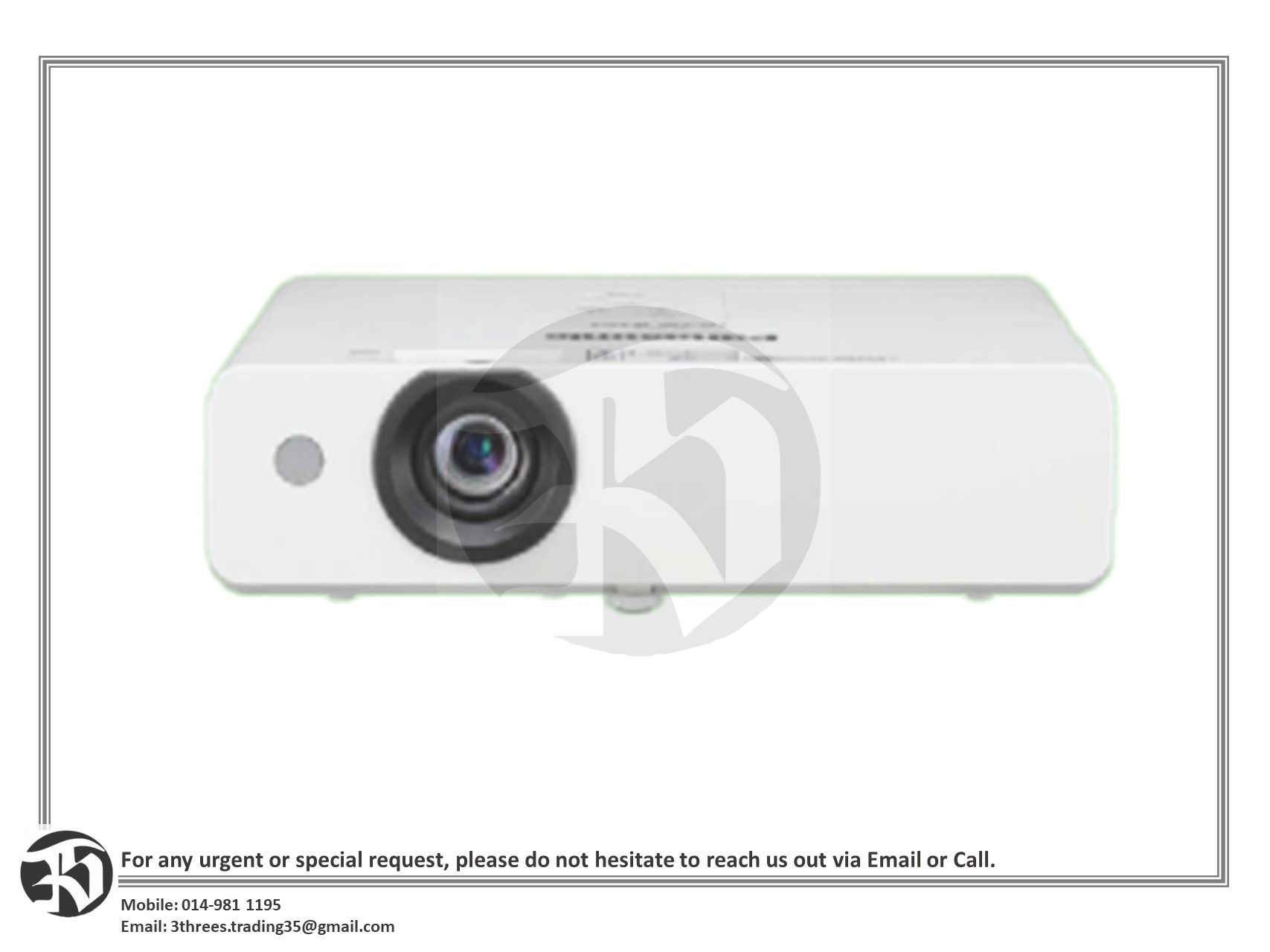 Panasonic PT-LW336 WXGA 3100 Lumens 3LCD Business Projector