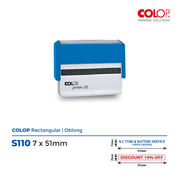 ColOP Self Inking Stamp S110
