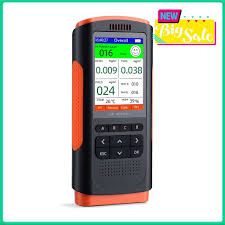 Portable 8-in-1 Air Quality Monitor Air Detector Meter Tester HCHO TVOC PM2.5/1.0/10 Temperature and Humidity Detector AQI Tester Air Quality