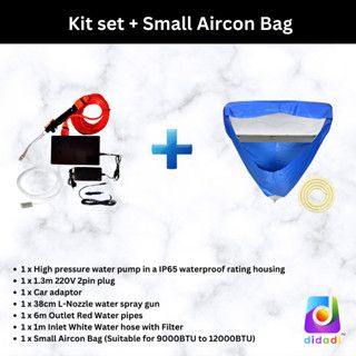Aircond Servicing kit (Chemical Cleaner) Kit + Small&Big Bag
