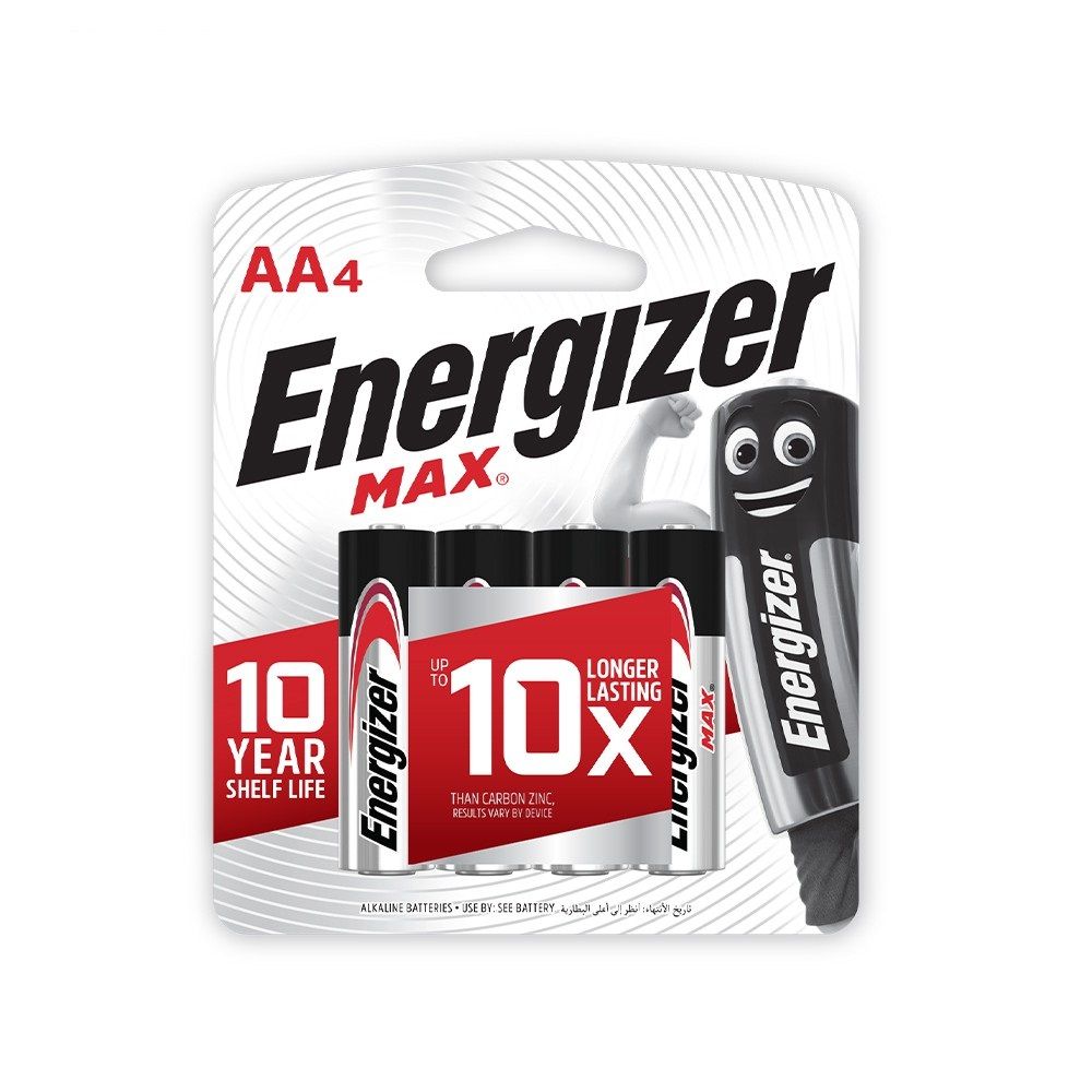 Energizer Max AA / AAA Alkaline Battery (4pcs)