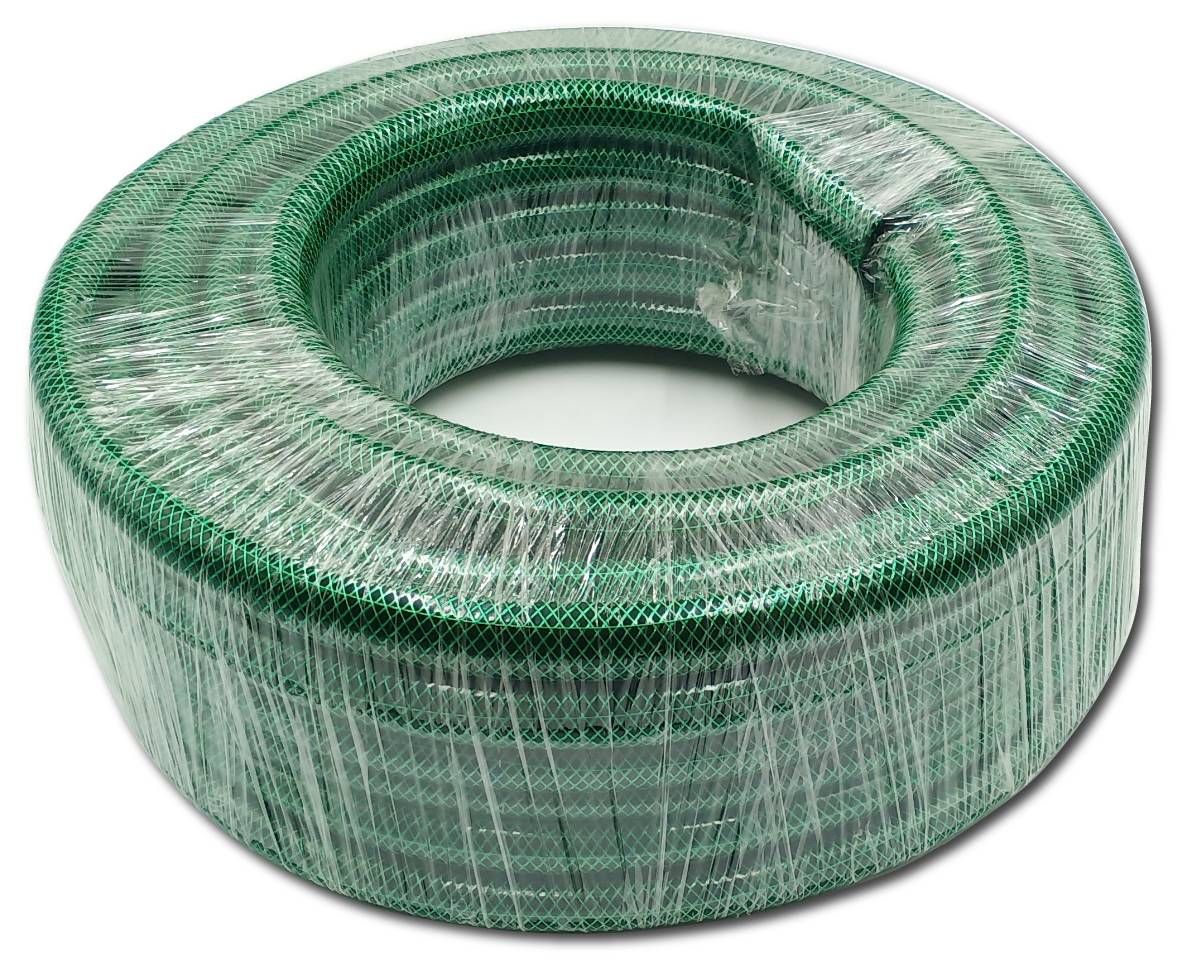 PVC BRAIDED RUBBER GARDEN HOSE 30M