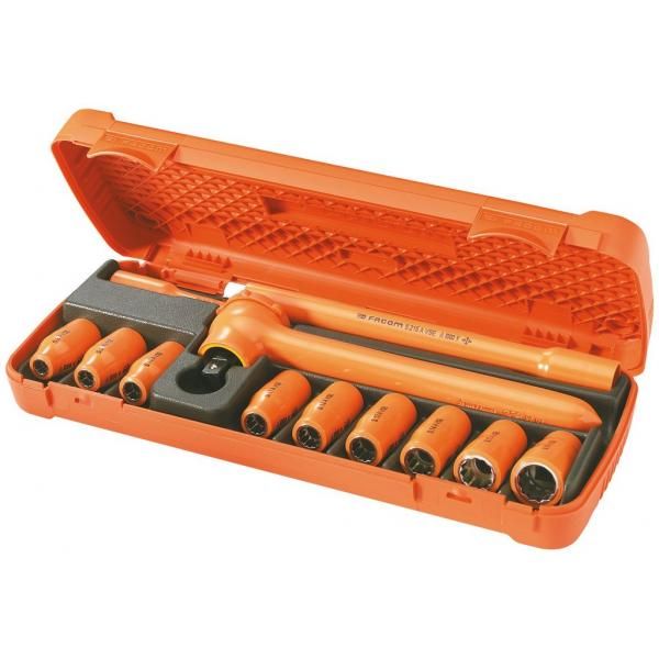 Facom *Facom S.400AVSE 12 Piece , 1/2 in VDE Socket set