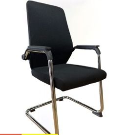 Office chair black ergonomic with hydraulic, (black B727)