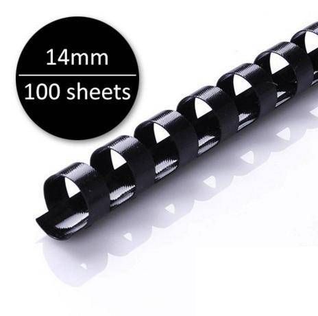 A4 21R BINDING COMB 14MM BLACK