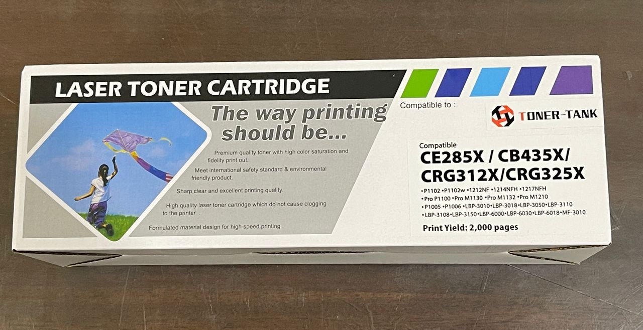 HP Q2612A @ HP CE285X COMPATIBLE UNIVERSAL TONER CARTRIDGE