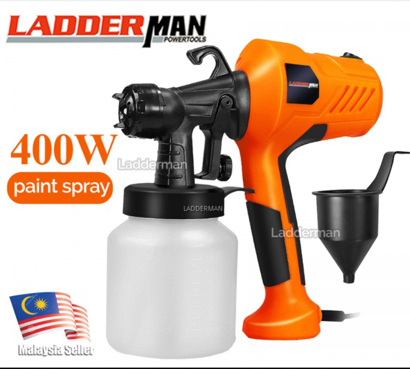 LADDERMAN LDM-1000 800ML 400W ELECTRIC PAINT SPRAYER GUN WITH THREE MODE NOZZLE
