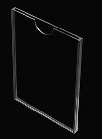 A4 Acrylic Display Slot In Frame Wall-Mounted Display Frame / Card Case