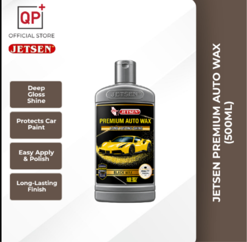 JETSEN PREMIUM CAR WAX BLACK WAX 500ML (BLACK CAR WAX) l WAKS l 打蜡液-