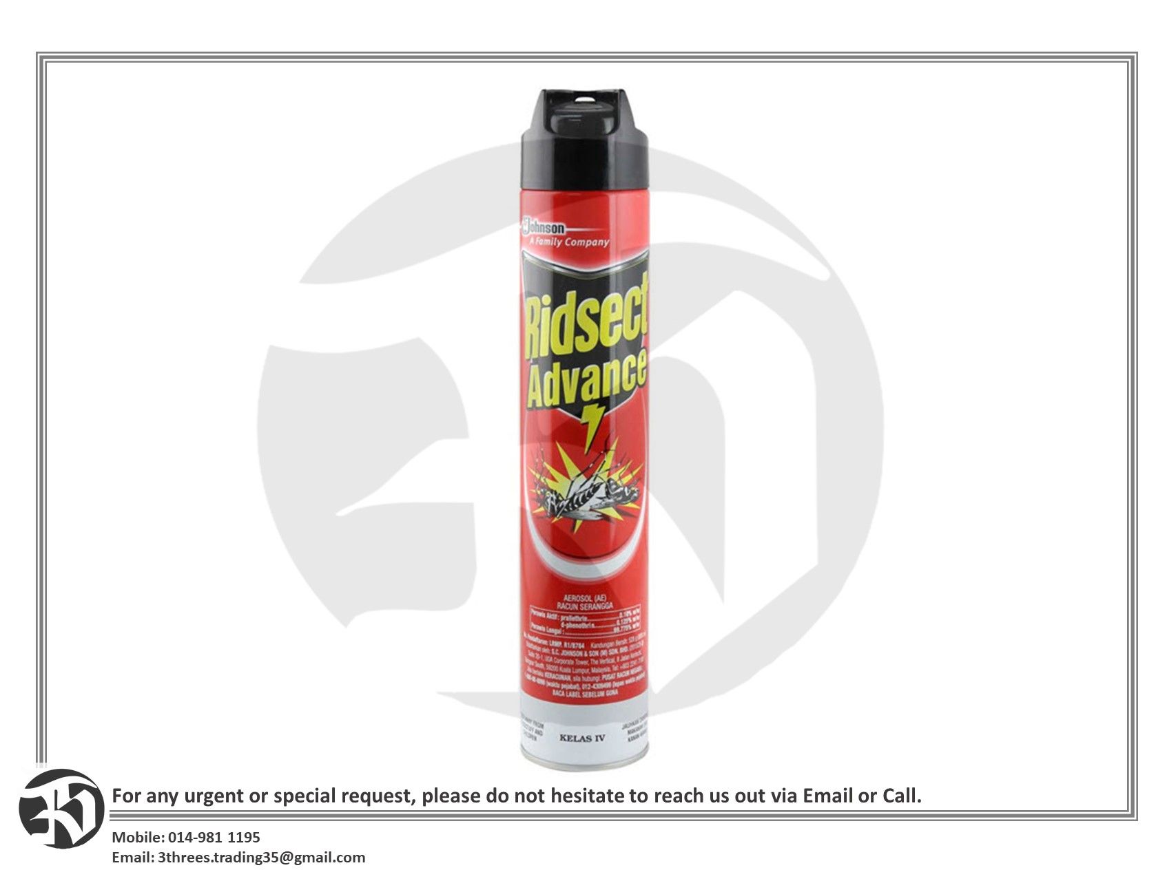 Ridsect Mosquito Aerosol 800ml