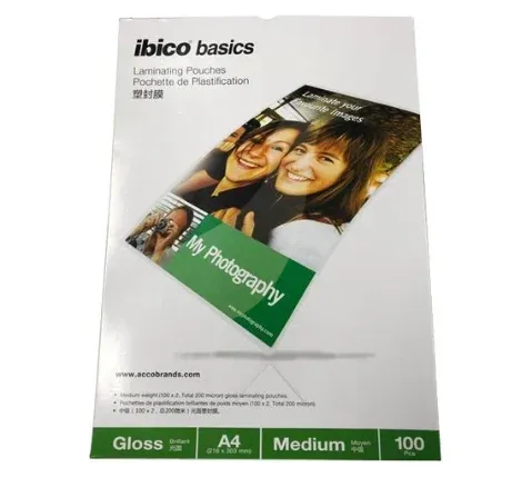 Genuine Malaysia IBICO Product - IBICO Laminating Pouch 216 x 303mm (A4) (100PCS) #PF50000