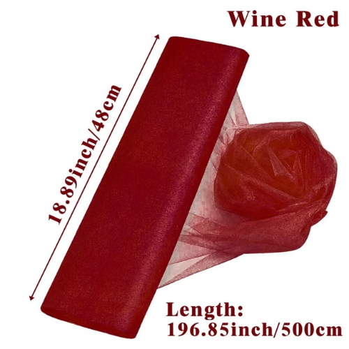 Wedding Arch Drapes Wine Red - 0.48cm x 5m