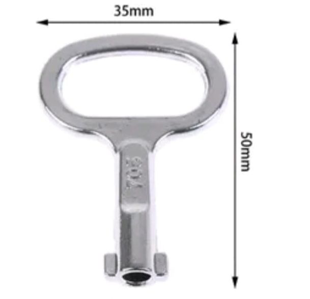 Universal Train Key Panel Lock Key Wrench Triangle Square