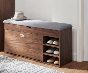 shoe cabinet bench with storage