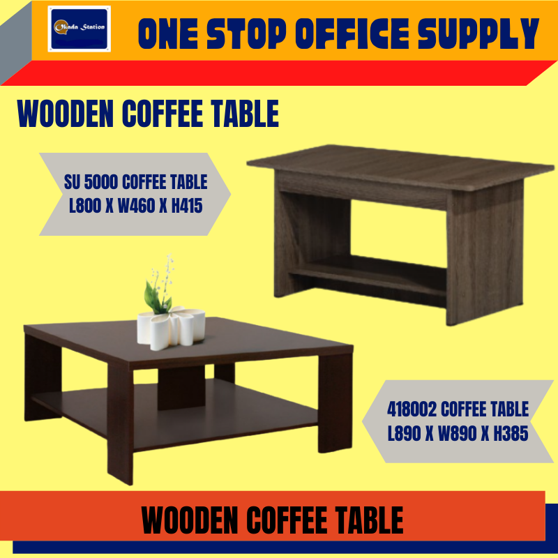 OK WOODEN COFFEE TABLE / COFFEE TABLE / MEJA / TABLE