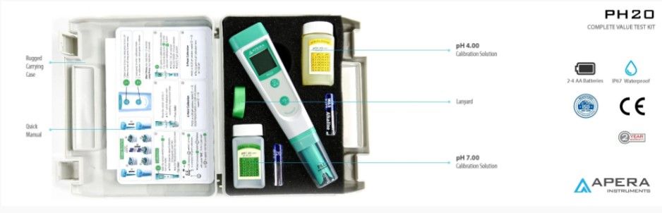 Apera PH20 Value Pocket pH Tester Kit